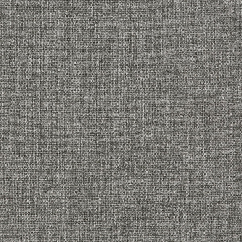 SIMPLIHOME Milltown Large Ottoman Bench - 44 inch Wide Upholstered Linen Look Fabric Rectangle Footstool Ottoman in Parisian Grey, Contemporary Bench for Entryway with Cushioned Seat, Assembled