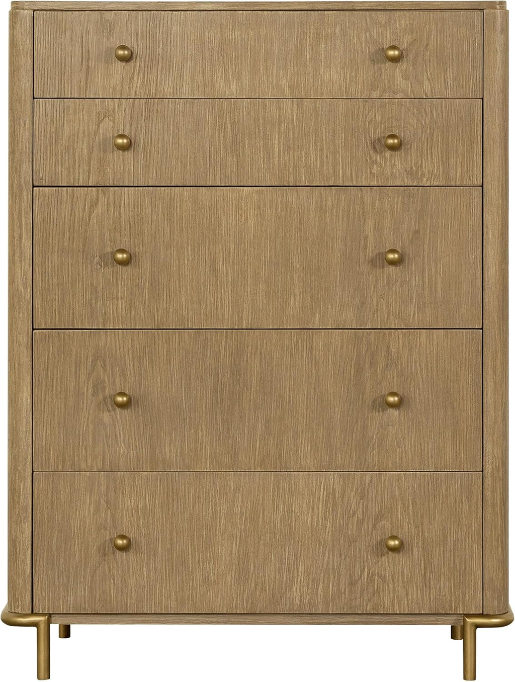 Coaster Home Furnishings Arini 5-Piece Eastern King Bedroom Set Cream and Sand Wash 224301KECRM-S5