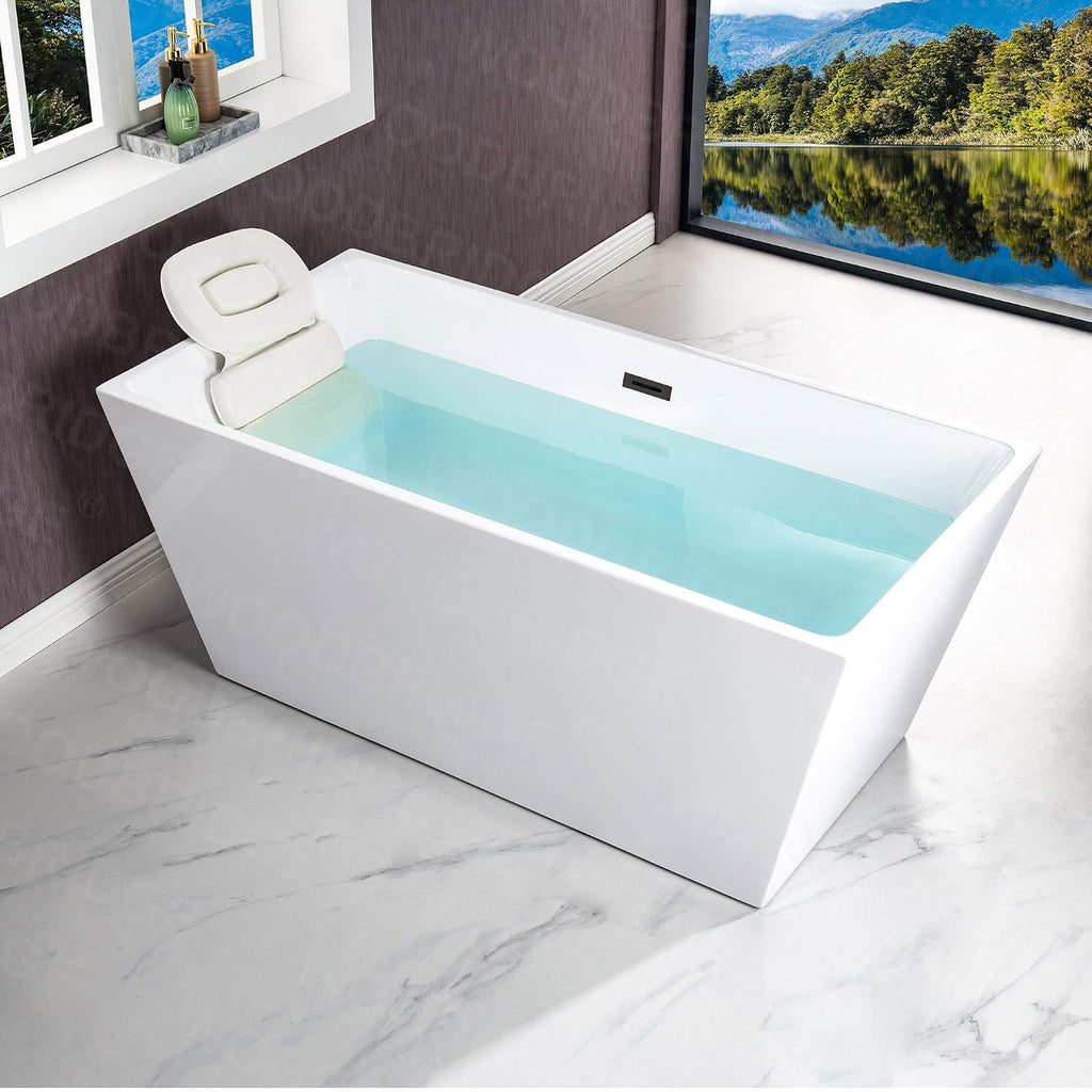 WOODBRIDGE B1412-ORB-Drain &O Bathtub, Oil Rubbed Bronze (B1412 -ORB-Drain &O)