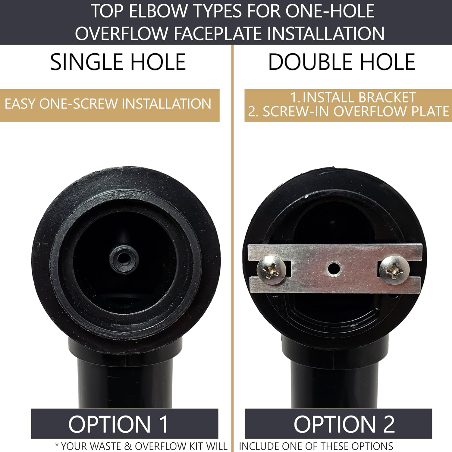 Westbrass D49311-4-12 1-1/2' x 12' Bath Waste & Overflow Assembly with Tip-Toe Drain Plug and One-Hole Faceplate-SCH. 40 ABS Pipe, 4-Pack, Oil Rubbed Bronze, 4 Count