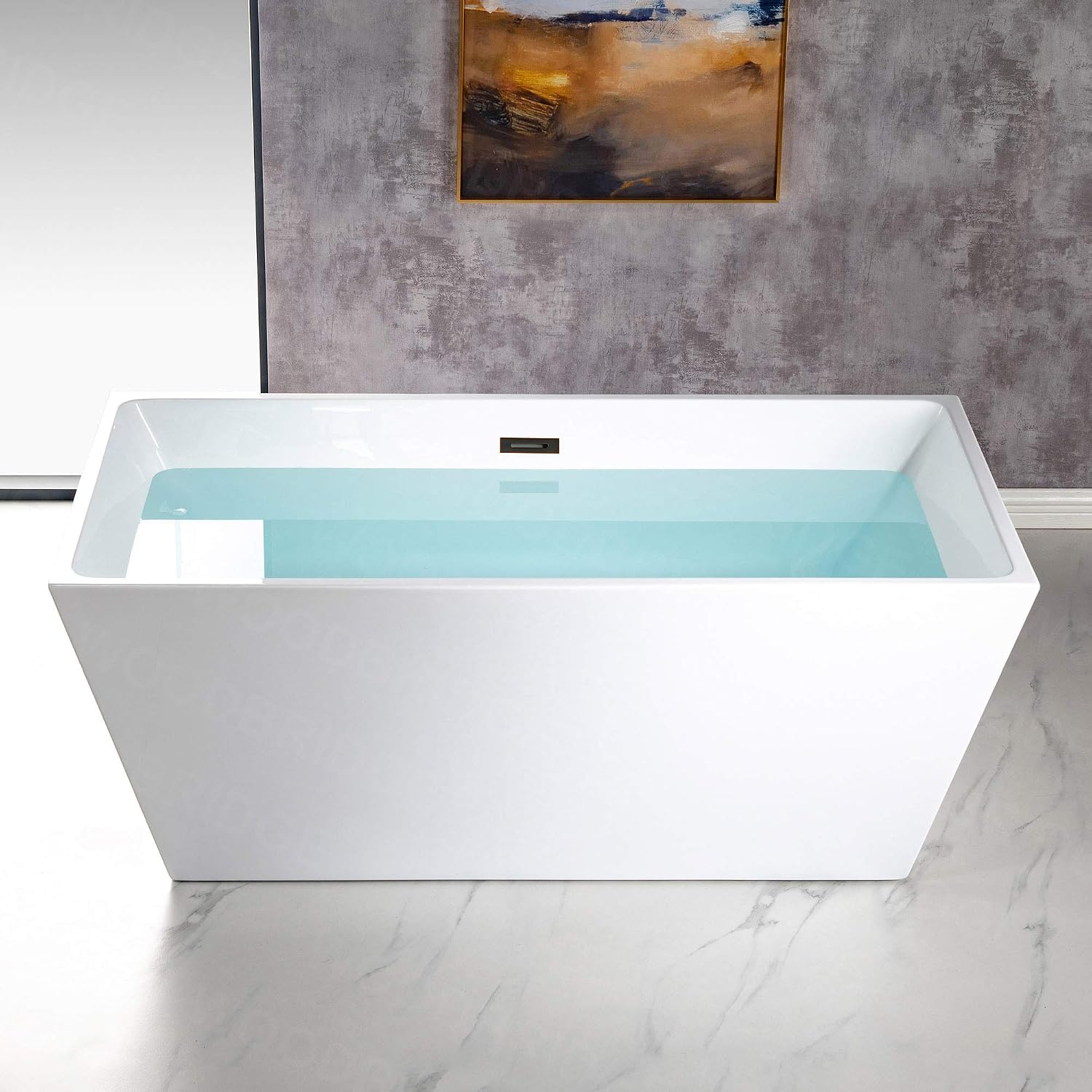WOODBRIDGE B1412-ORB-Drain &O Bathtub, Oil Rubbed Bronze (B1412 -ORB-Drain &O)
