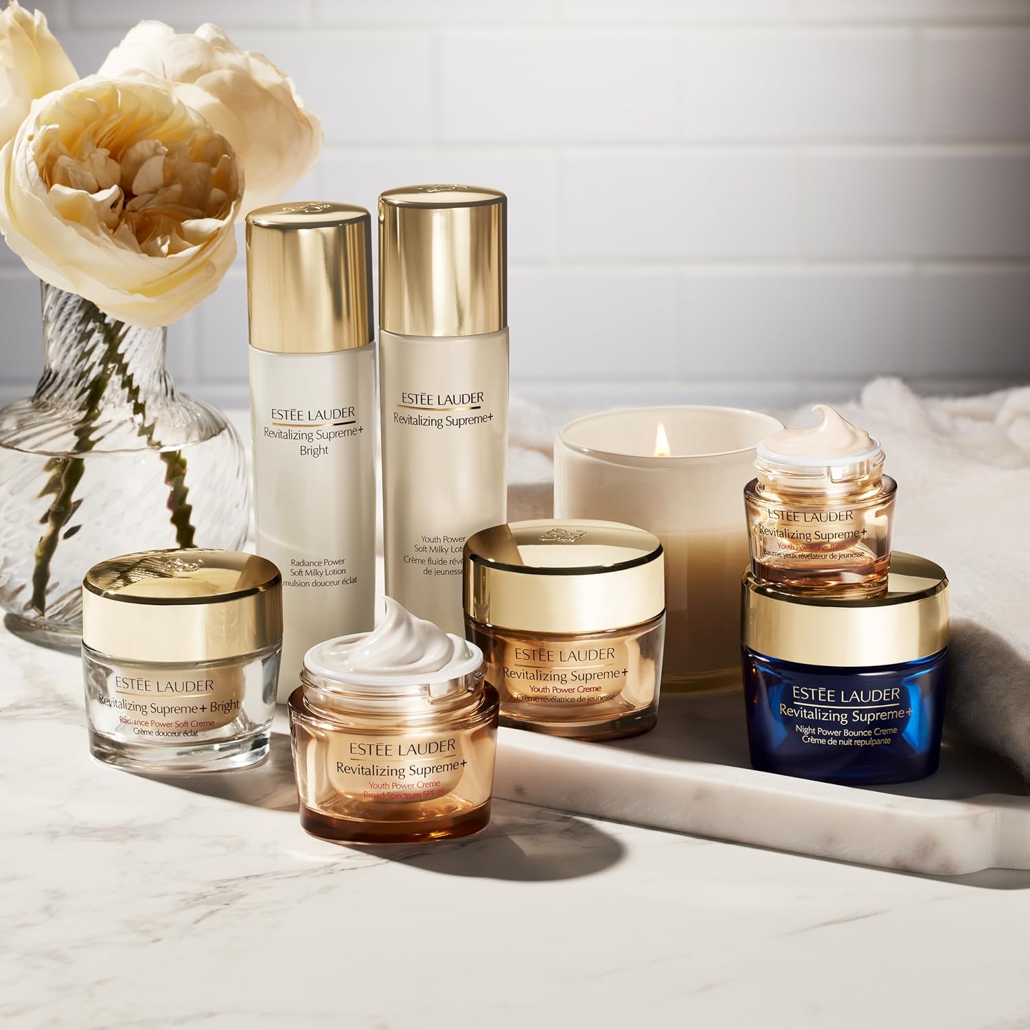 Estée Lauder Revitalizing Supreme+ Youth Power Cream Moisturizer with Hyaluronic Acid & Peptides, Anti Aging | Face & Neck Cream