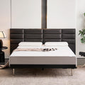 Amazon Basics Breathable Gel Memory Foam Mattress, Medium Firm, 10 Inch, King, White/Grey