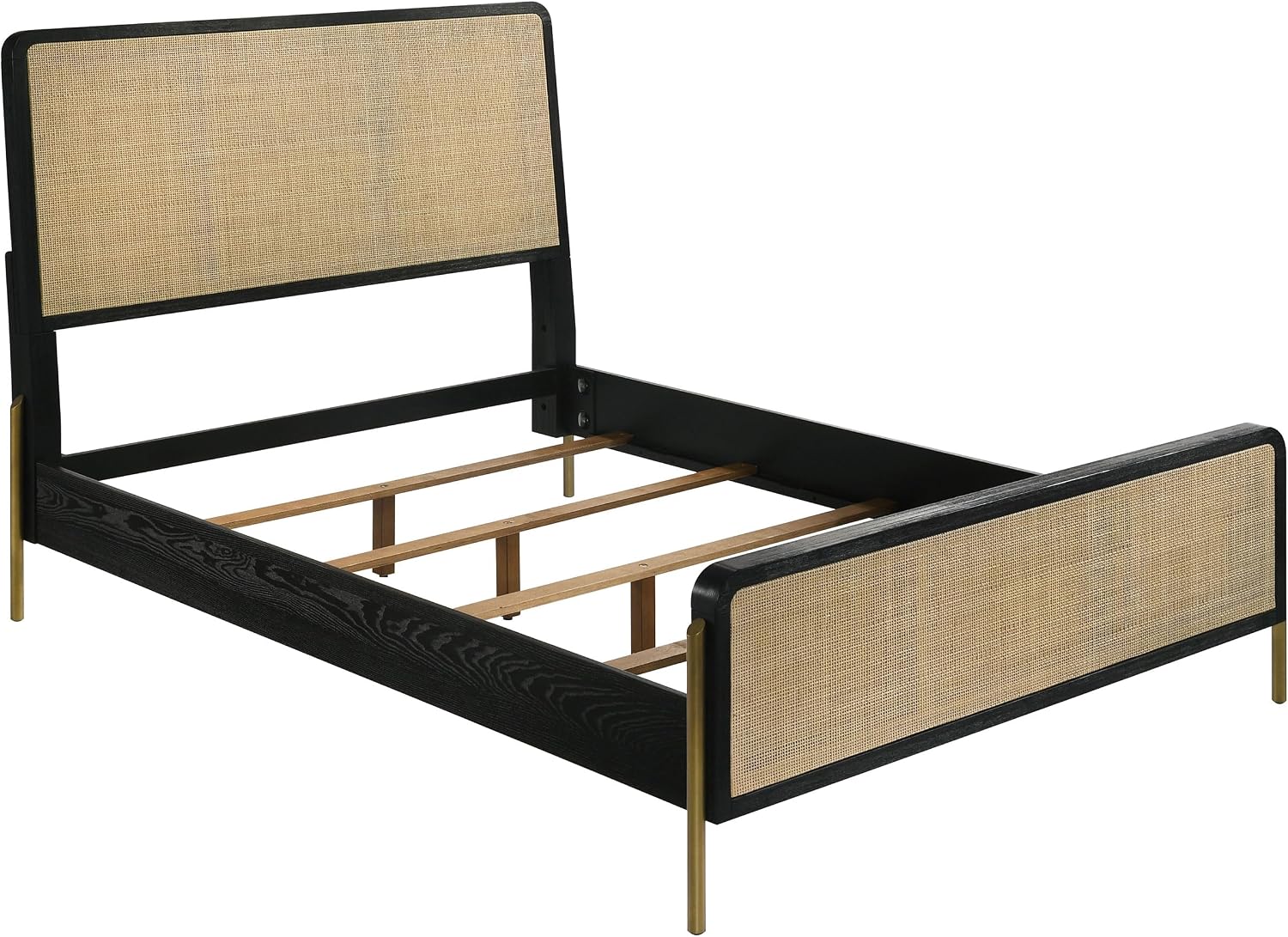 Coaster Home Furnishings Arini 5-Piece California King Bedroom Set Black and Natural 224330KW-S5