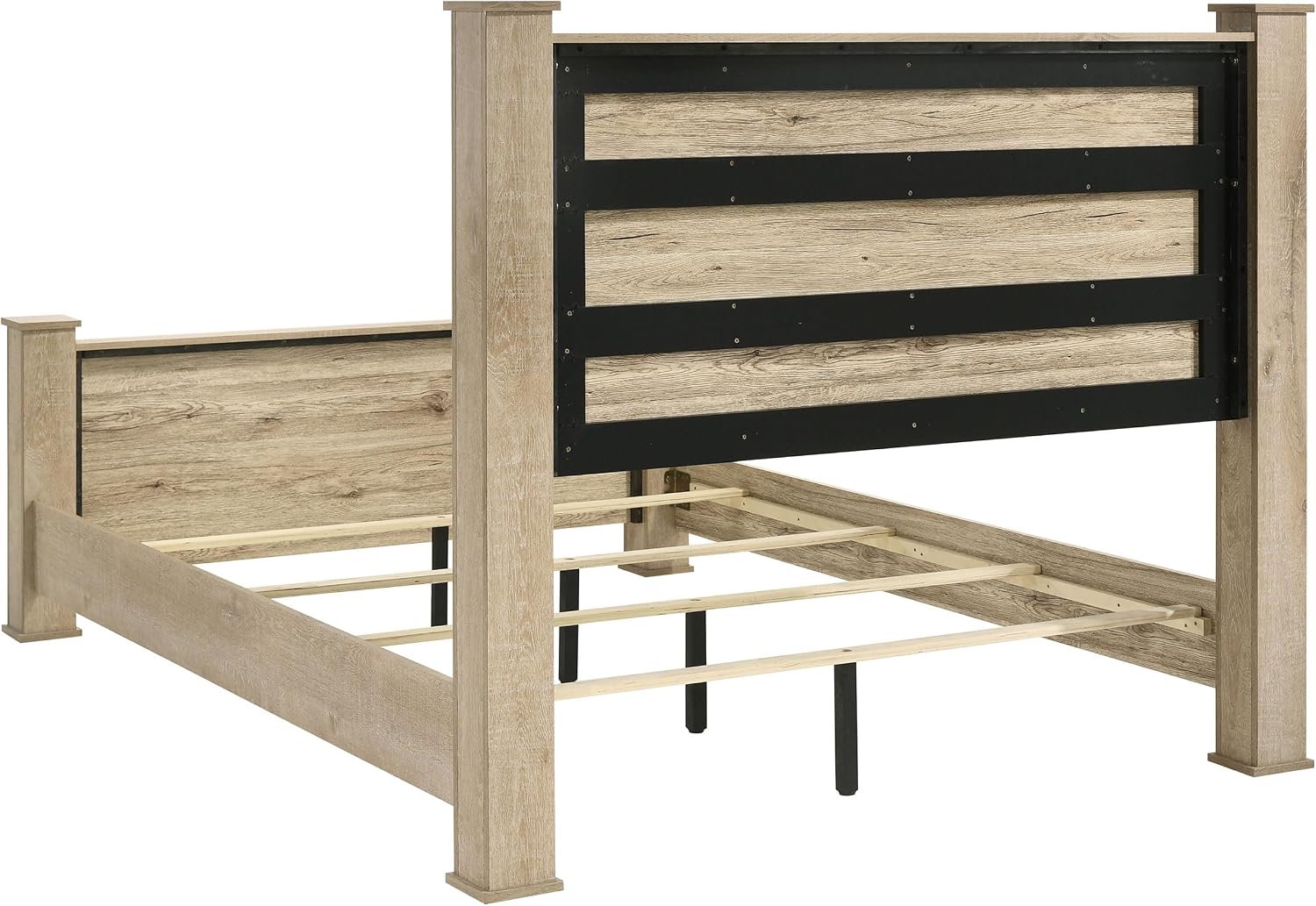 Coaster Home Furnishings Oakglen 4-Piece Queen Bedroom Set Weathered Oak 225101Q-S4