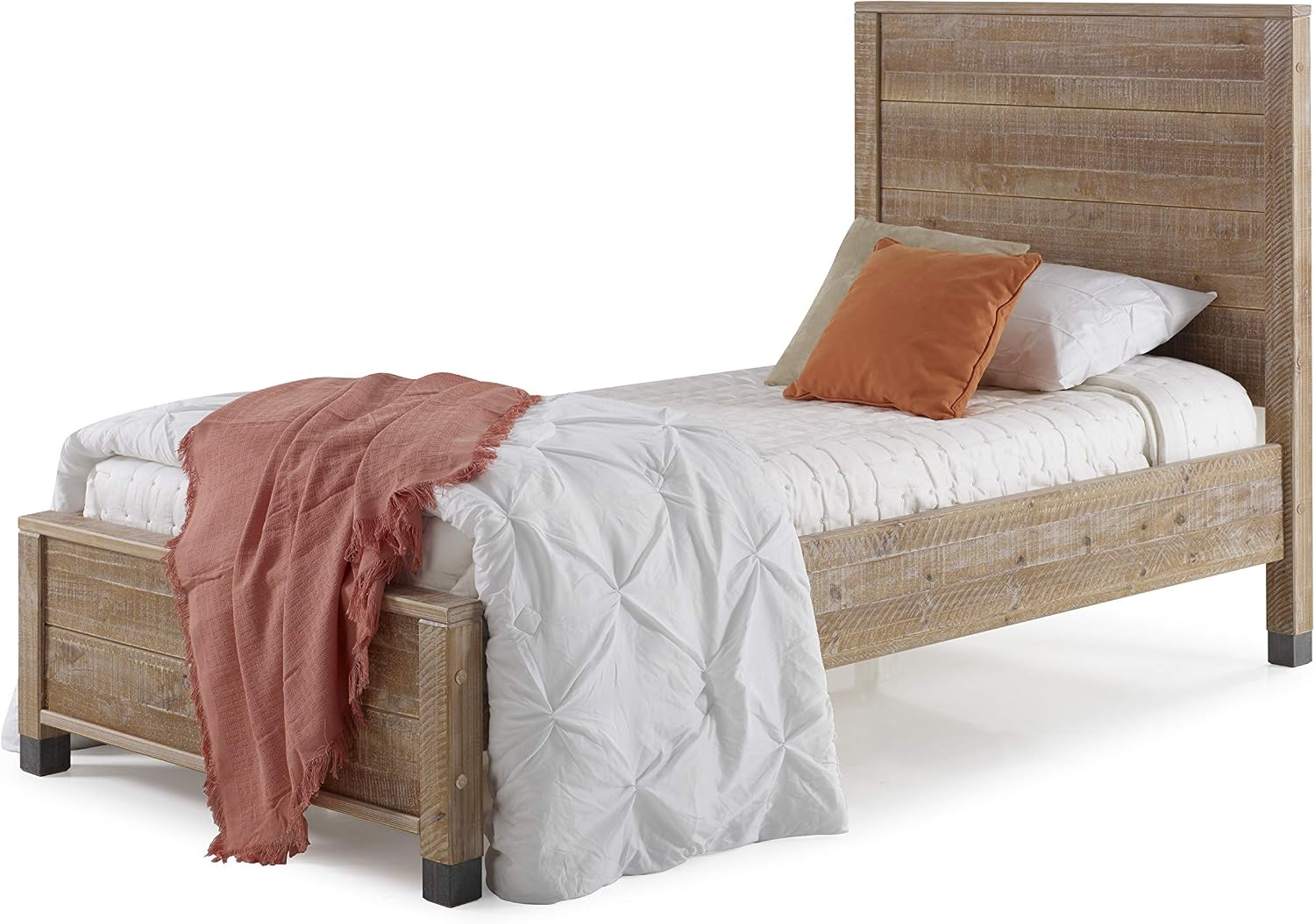 Camaflexi Baja Platform Bed (Twin, Brown)