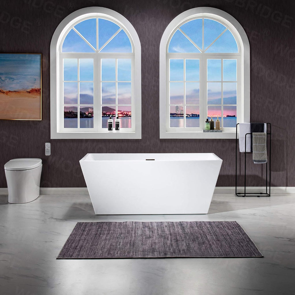 WOODBRIDGE B1412-ORB-Drain &O Bathtub, Oil Rubbed Bronze (B1412 -ORB-Drain &O)