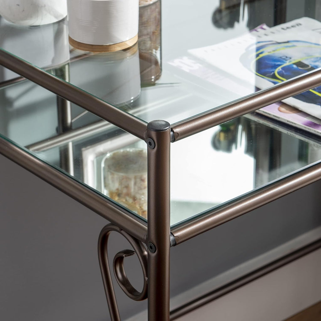 Linon Clarisse Metal Vanity Set (58950MTL-01-KD-U)