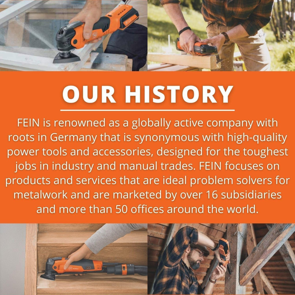 Fein Starlock Plus Carbide Segmented Saw Blade - Precise Tile Grout Removal, Plaster Cutting and Porous Concrete Work, Extra Thin Version, 3-17/32' Diameter, 3/64' Kerf, 5-Pack - 63502170230