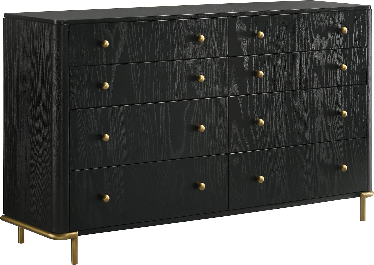 Coaster Home Furnishings Arini Coastal 5-Piece Bedroom Set Natural Cane Eastern King Size Panel Bed Frame 56-inch Headboard Black and Natural 224330KE-S5