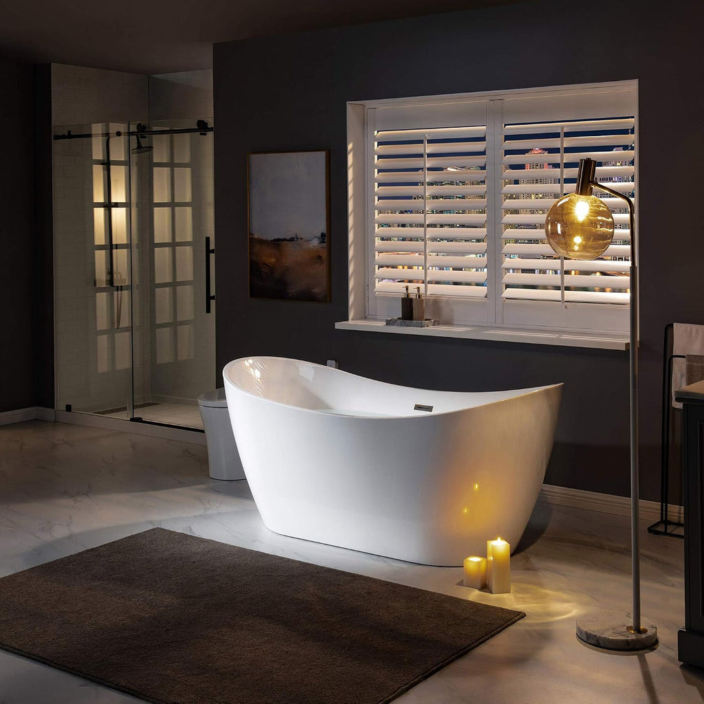 WOODBRIDGE BTA1515-ORB-Drain &O+F0010ORBSQ BATHTUB, With ORB Drian