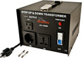 Simran AC-1500 Step Up/Down Voltage Converter Transformer 110V/220V - 1500 Watts
