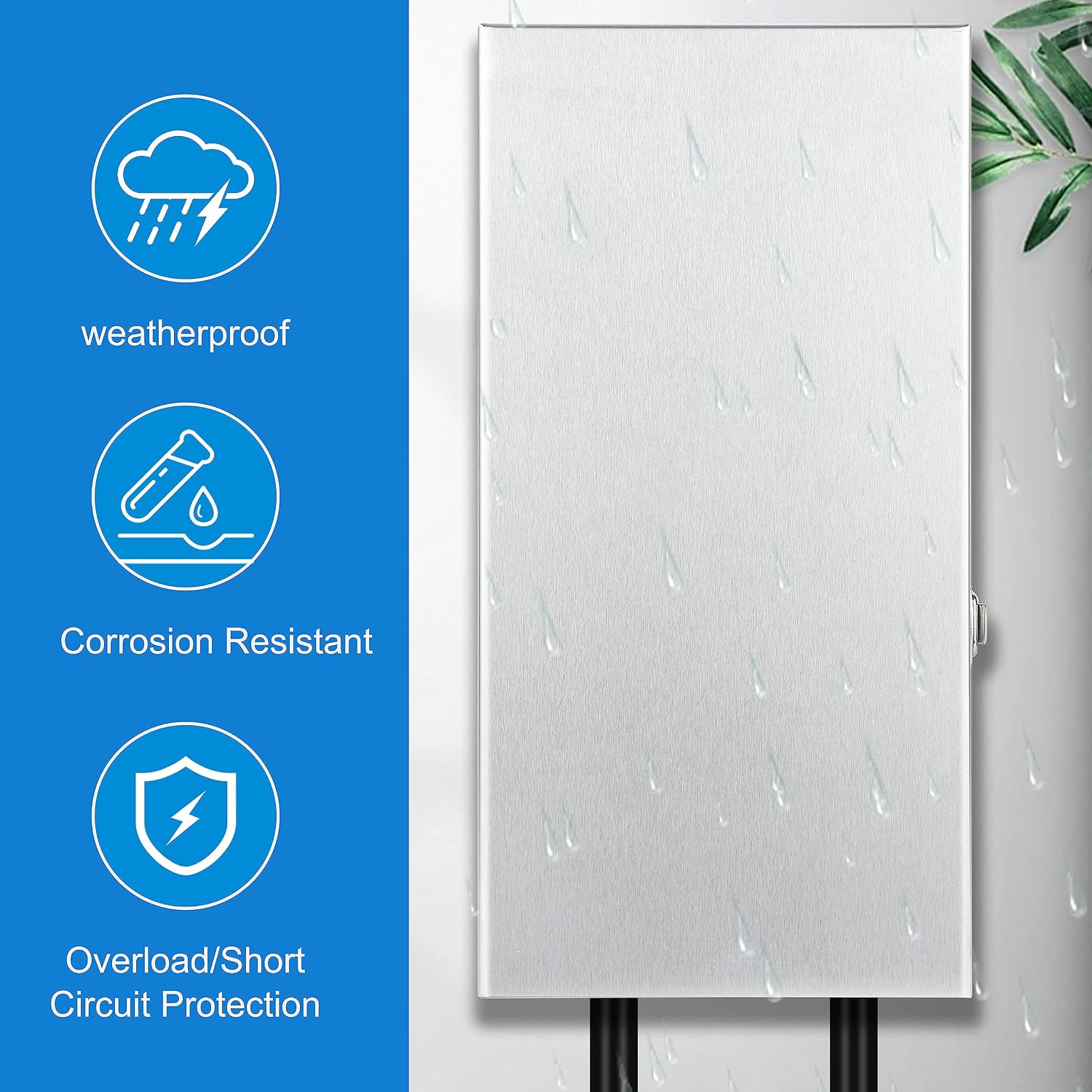 300W Low Voltage Landscape Transformer, Outdoor Transformer with Multiple Taps,Suitable for Road, Spotlight and Outdoor Landscape Lighting- ETL Certified (120V AC to 12V/13V/14V/15V AC)