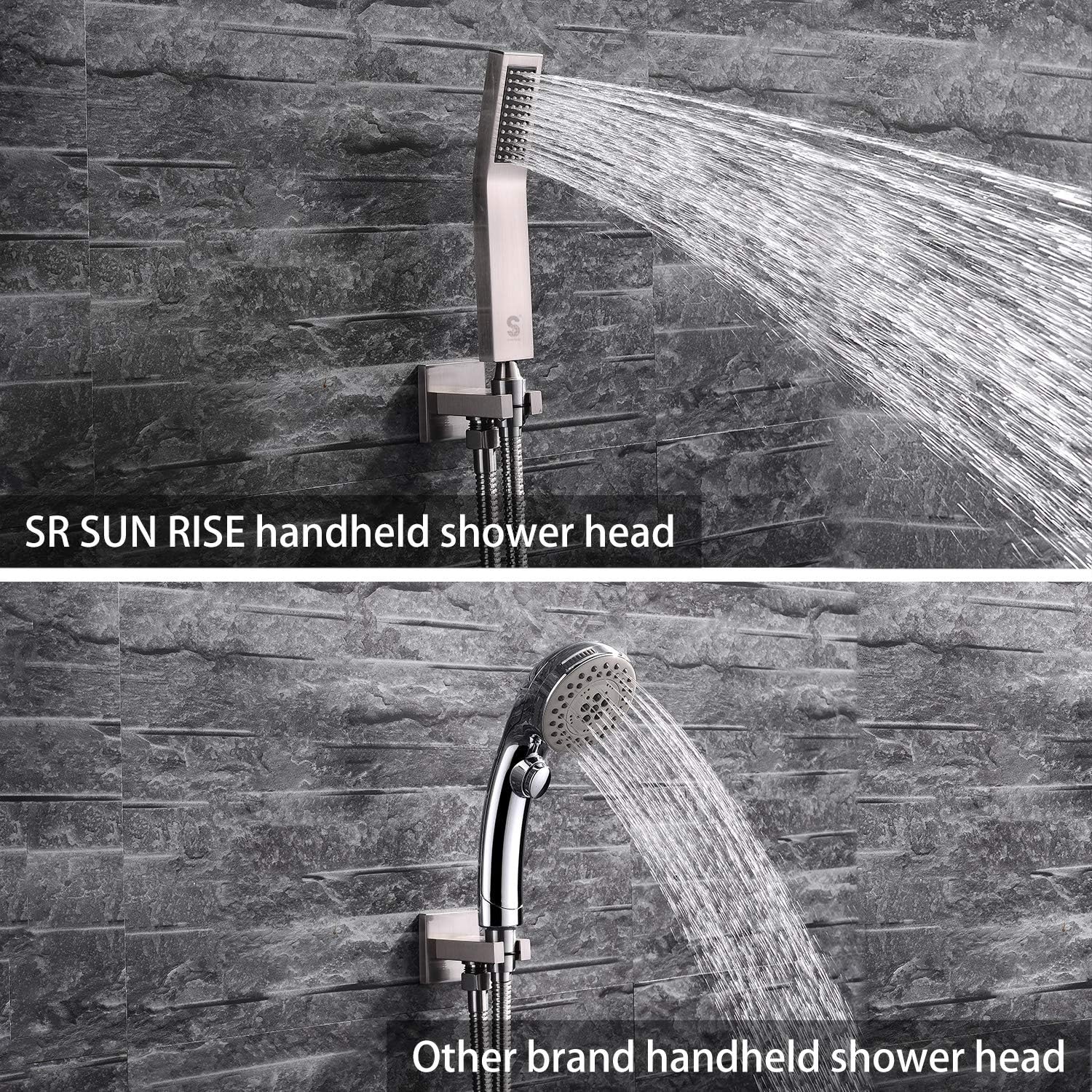 Shower Faucet Set and Shower System with Tub Spout