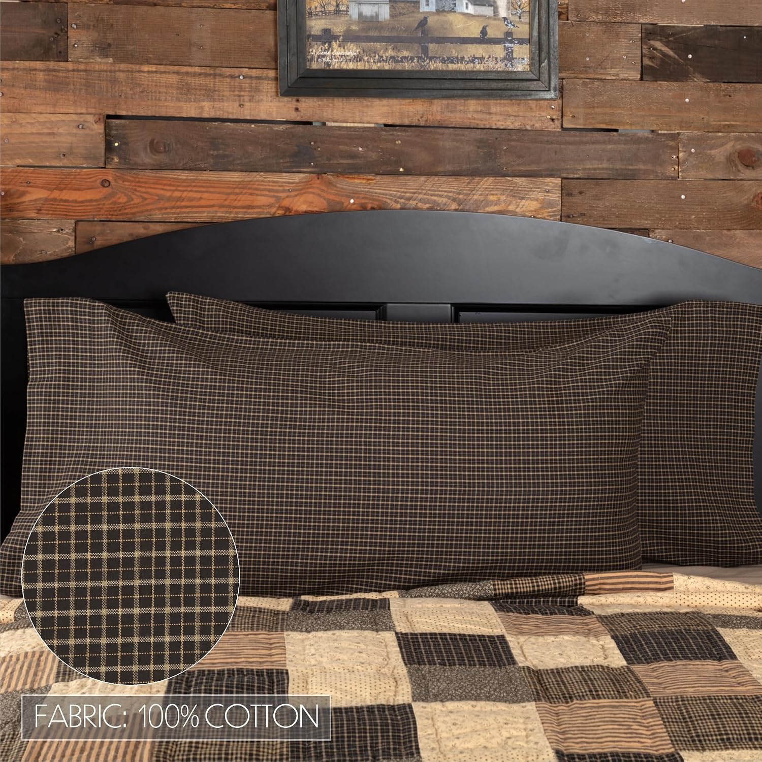 VHC Brands Kettle Grove 5 Piece King Quilt Set (1 King Quilt, 2 King Shams, 2 King Pillowcase)