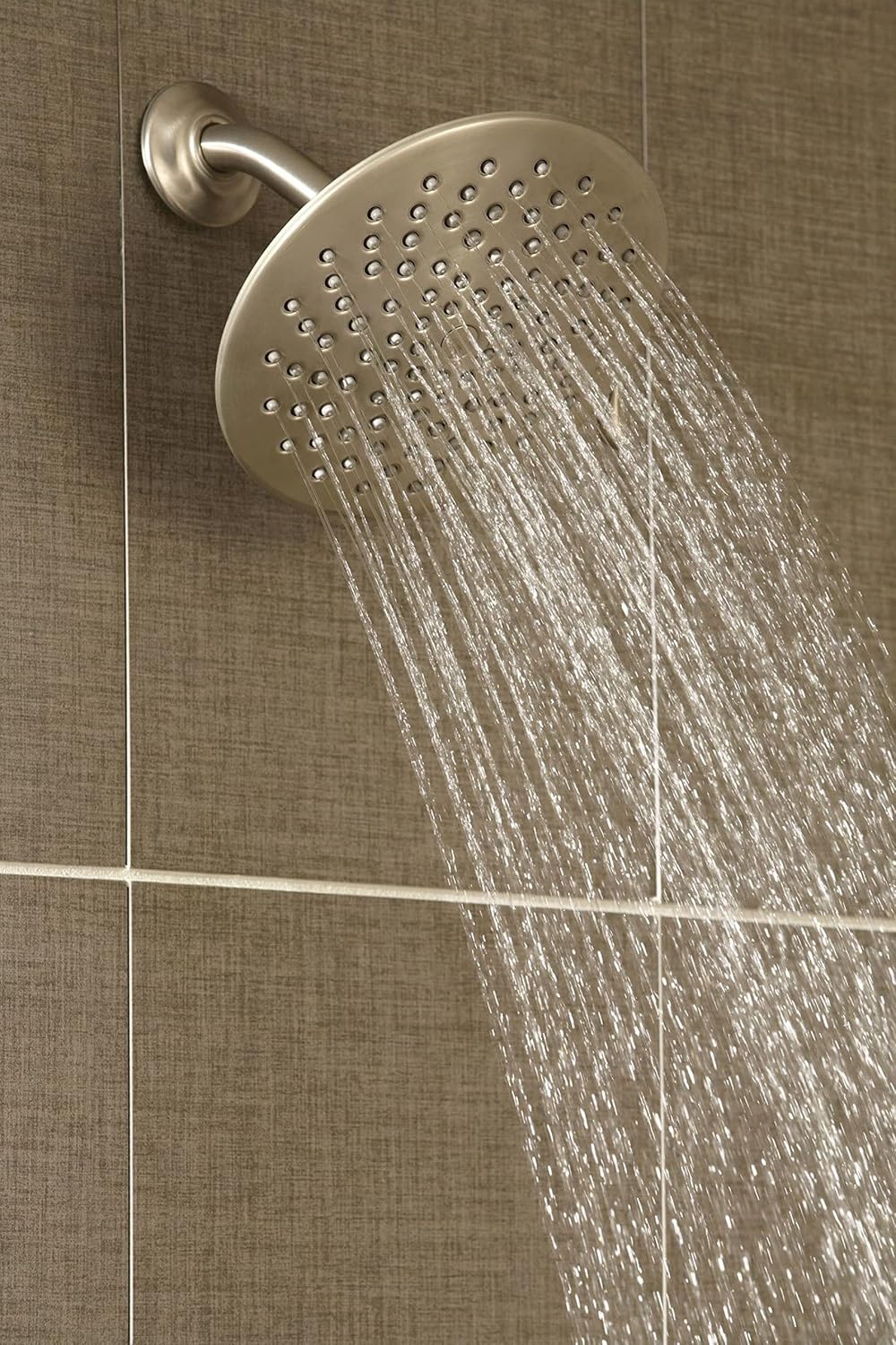 Moen S6320EPBN Velocity Eco-Performance Two-Function Rain Shower Shower Head with Immersion Technology, 8-Inch, Brushed Nickel