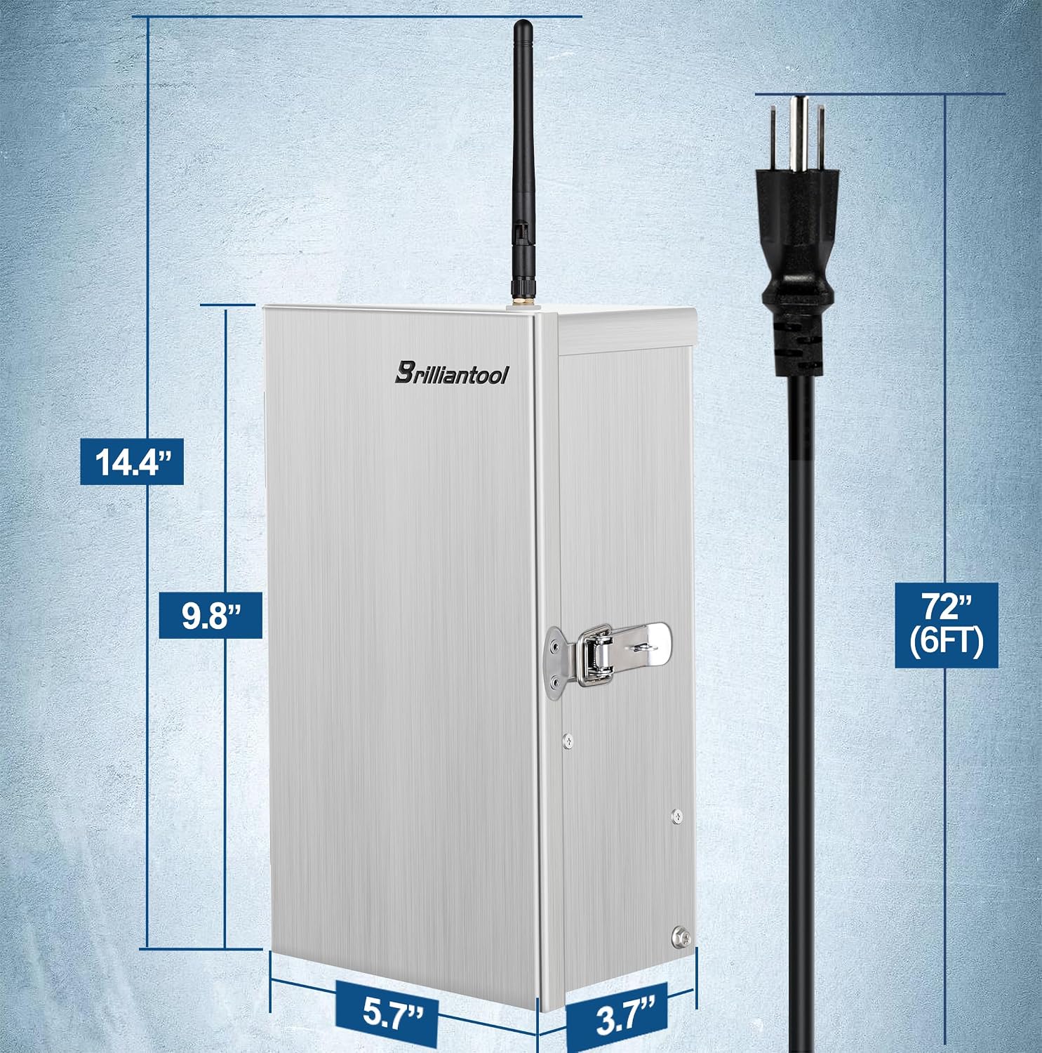 300W Wi-Fi Low Voltage Landscape Transformer, 2.4GHz Wireless and Dual-Zone Independent Control,120V AC to 12V/14V AC, Transformer for Outdoor Landscape Lights, LED Lights