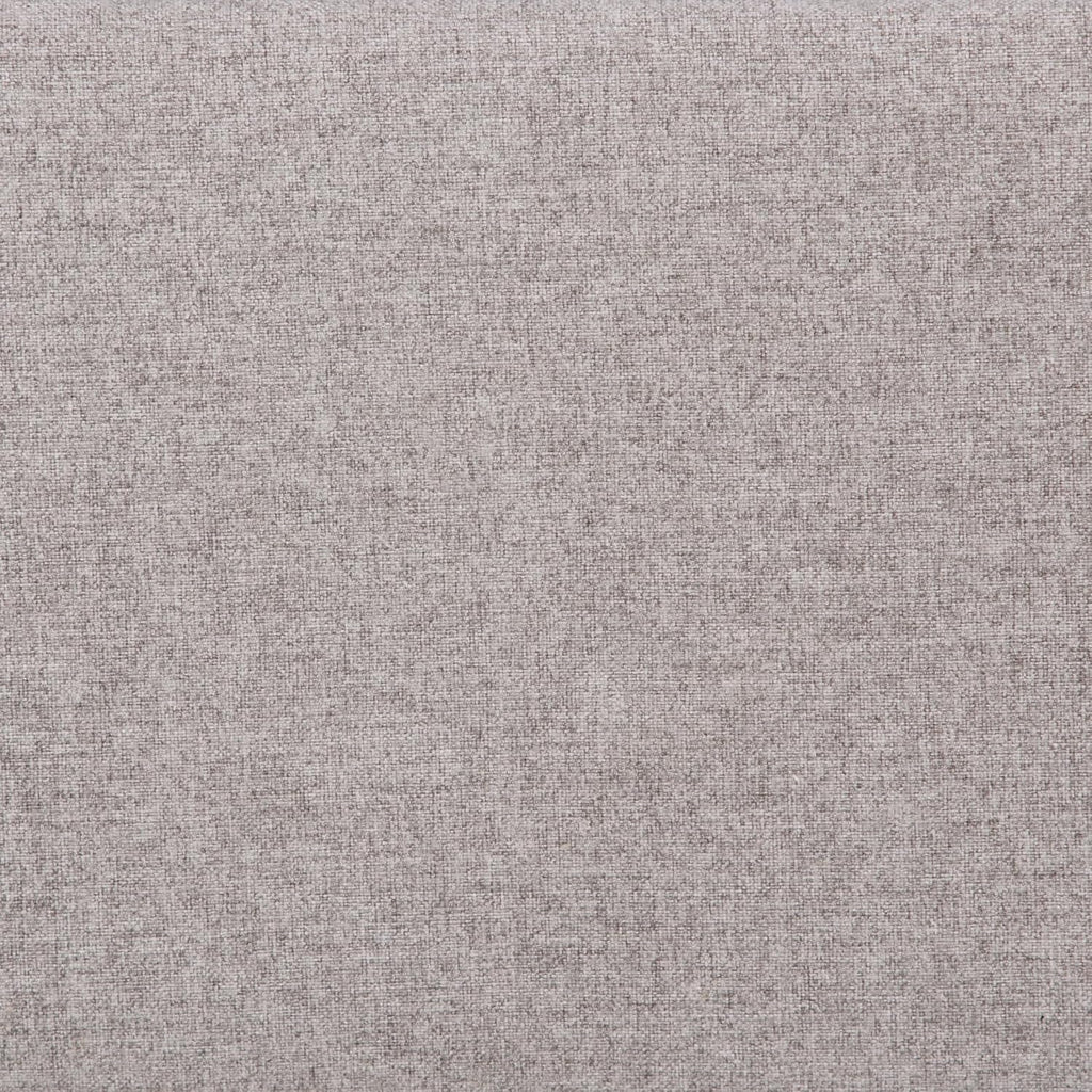 SIMPLIHOME Waverly Tufted Ottoman Bench - 48 inch Wide Upholstered Linen Look Fabric Rectangle Footstool Ottoman in Cloud Grey, Traditional Bench for Bedroom, Entryway or Living Room with Carved Legs
