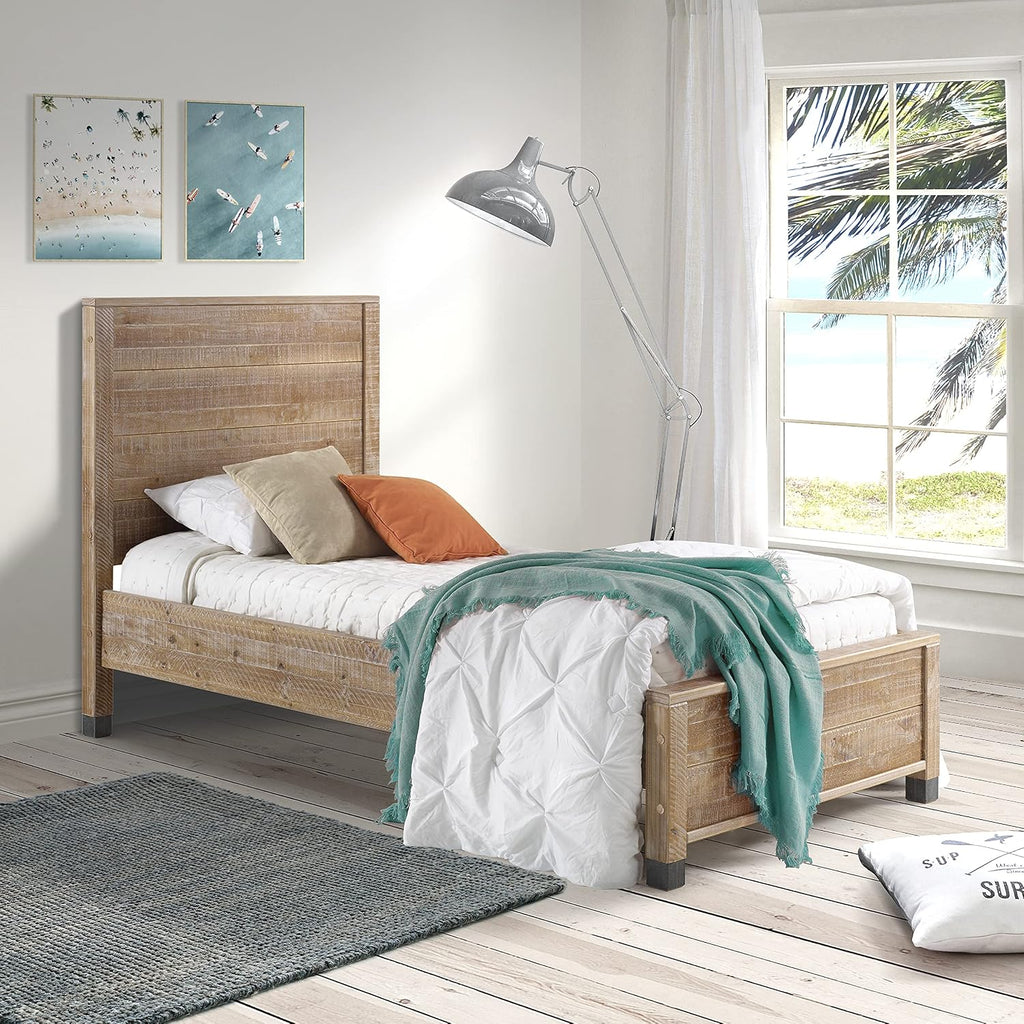 Camaflexi Baja Platform Bed (Twin, Brown)