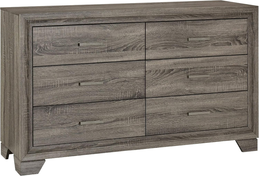 Coaster Home Furnishings Wright 5-Piece California King Bedroom Set Brown Oak