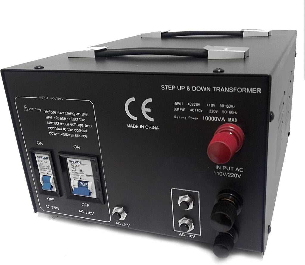 LiteFuze 10,000 Watt Heavy Duty Voltage Converter Transformer - Step Down 240/220/120/110 - Needs to be Hardwired by a Electricain - LT-10,000