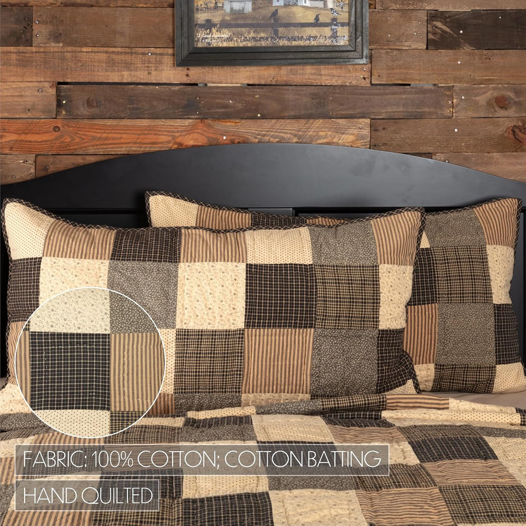 VHC Brands Kettle Grove 5 Piece King Quilt Set (1 King Quilt, 2 King Shams, 2 King Pillowcase)