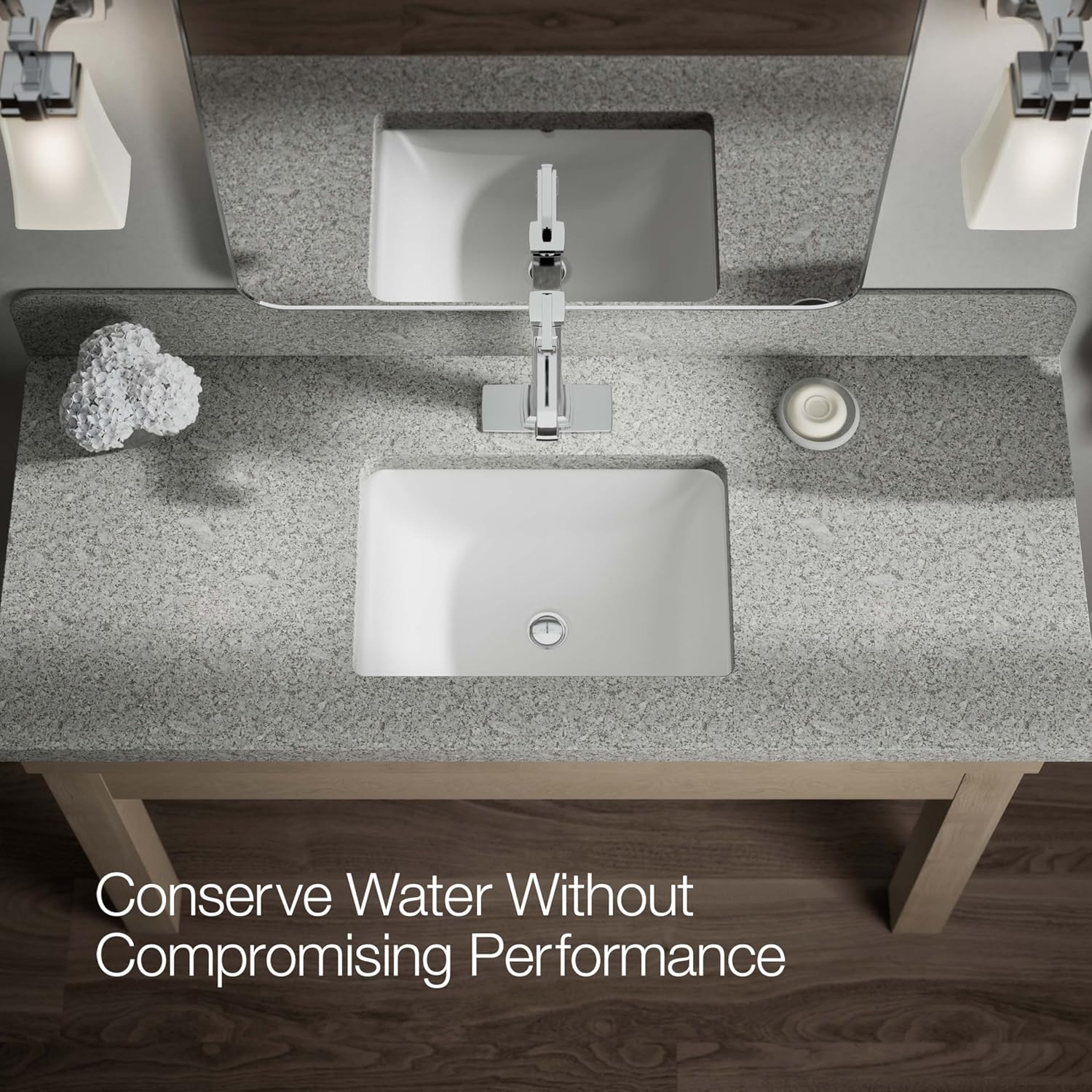 KOHLER 26430-4N-CP K-26430-4N-CP Riff Tall Single-Handle Bathroom Sink Faucet, 5 gpm, Polished Chrome