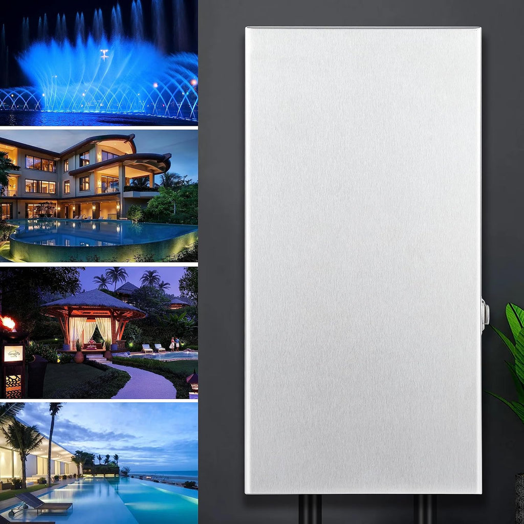 100W Low Voltage Transformer, 120V AC to 15V/14V/13V/12V AC, Outdoor Transformer for Landscape, Spot, Patio, Pathway Lighting