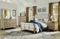 First of a Kind Marina Cream King 5 Piece Bedroom Set