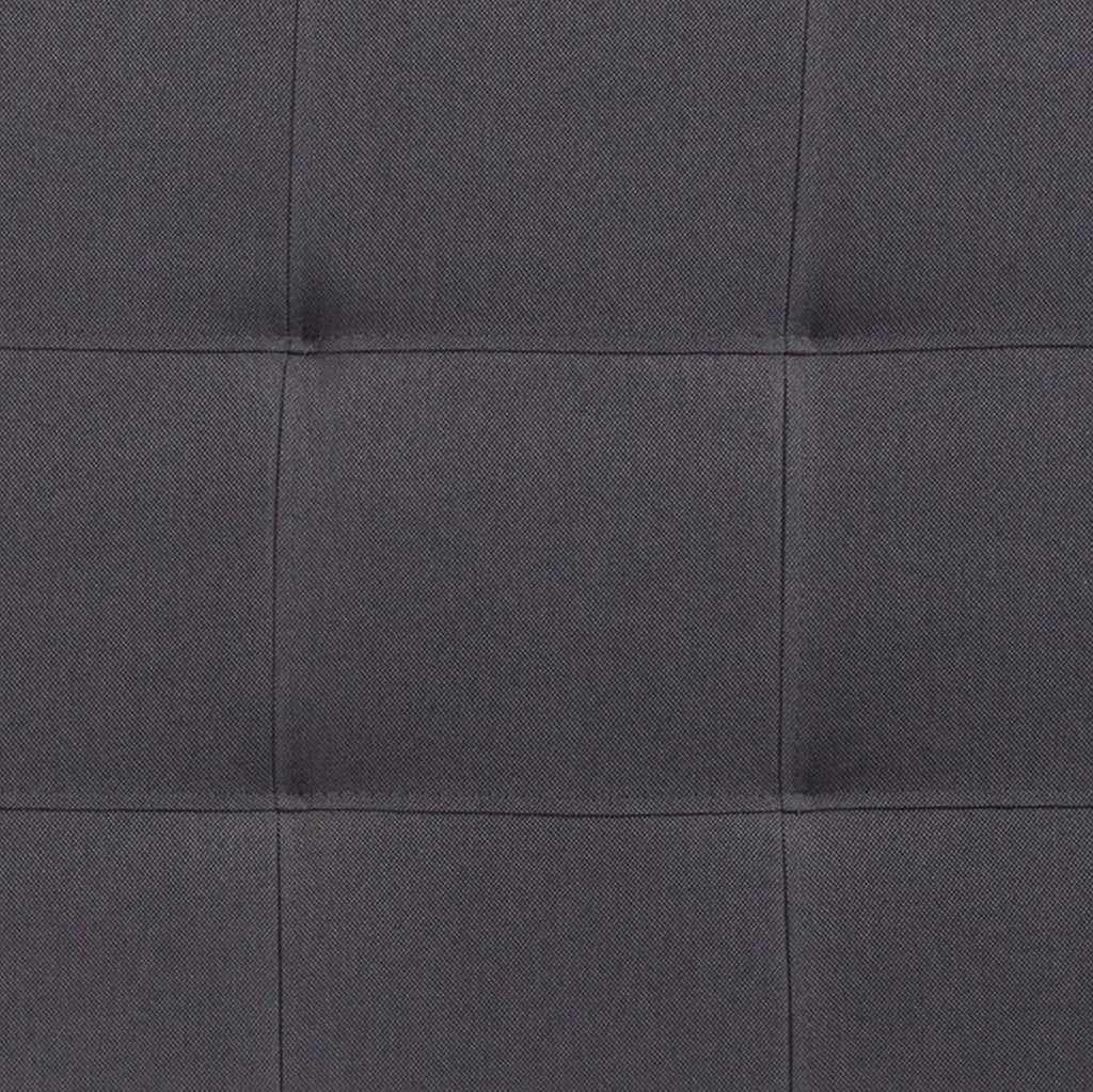 Flash Furniture Bedford Tufted Upholstered Queen Size Headboard in Dark Gray Fabric