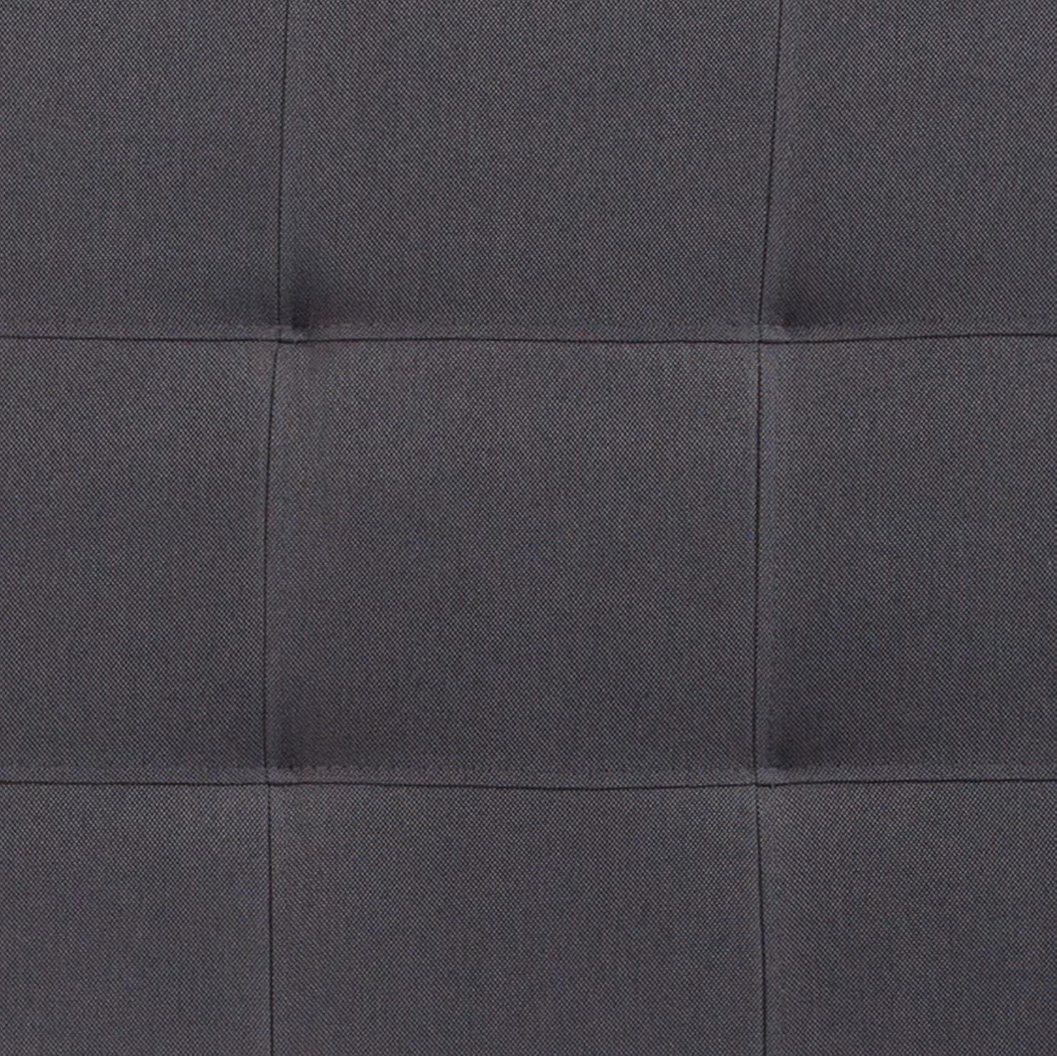 Flash Furniture Bedford Tufted Upholstered Queen Size Headboard in Dark Gray Fabric