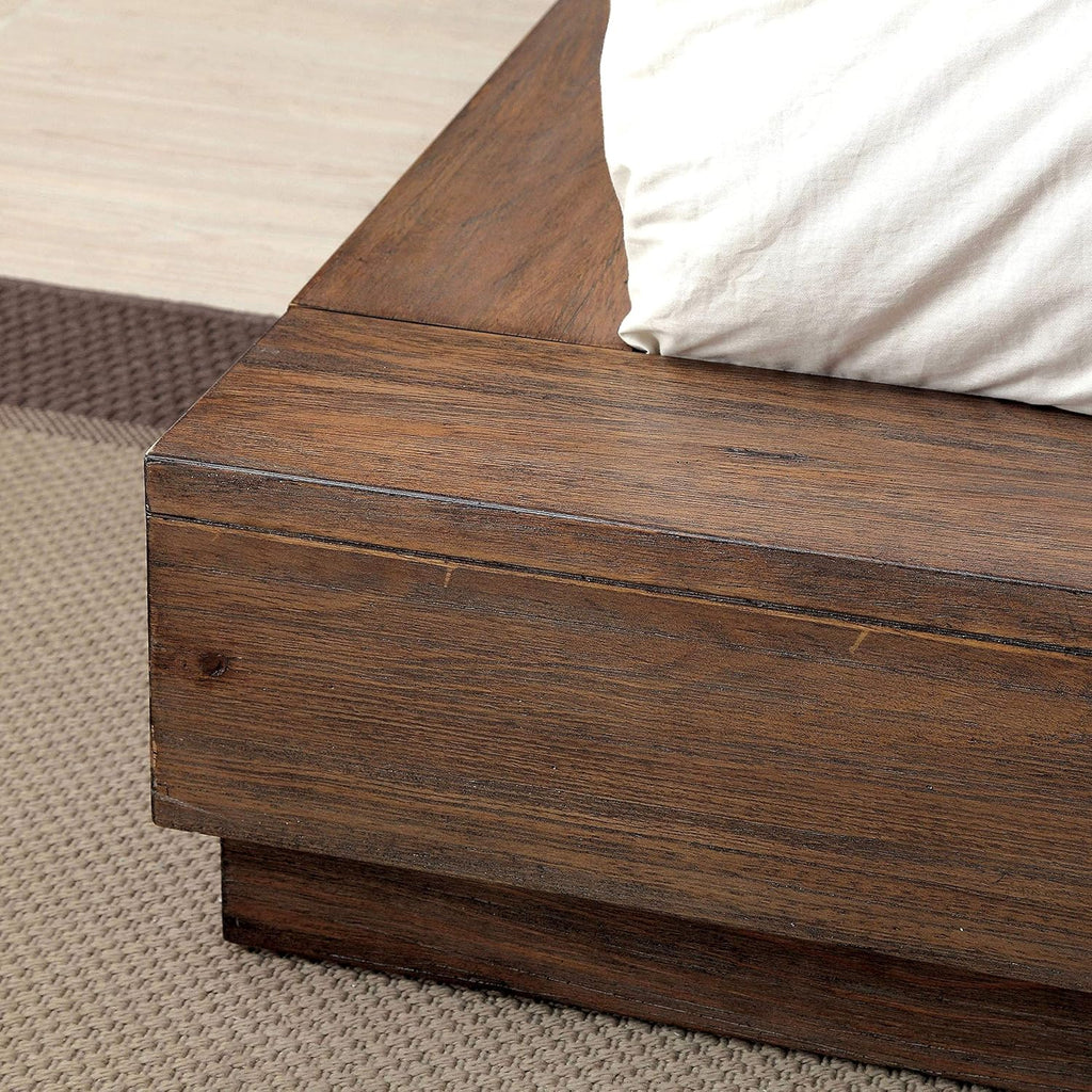 24/7 Shop at Home Bedroom set, King, Oak Coimbra Rustic Natural Tone