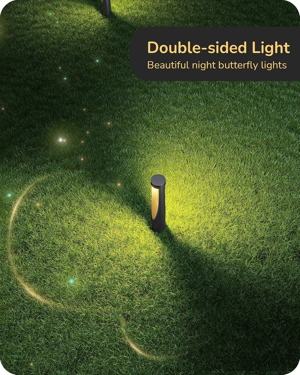 EDISHINE Low Voltage Landscape Lighting, 12V 2W 150LM 3000K Outdoor Landscape Light with Connectors, Waterproof Electric LED Pathway Lights Wired for Path Yard Garden, CRI80 8 Pack